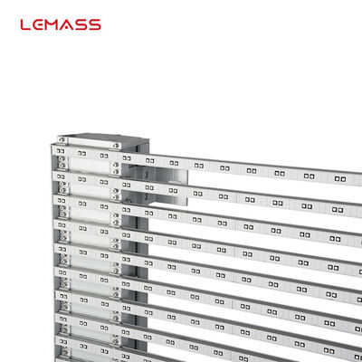 P8 χρώματα εμφάνισης συνήθειας LMS-πλέγματος display1000*500mm των εμπορικών διαφανών οδηγήσεων